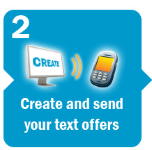 Create and send your text offers